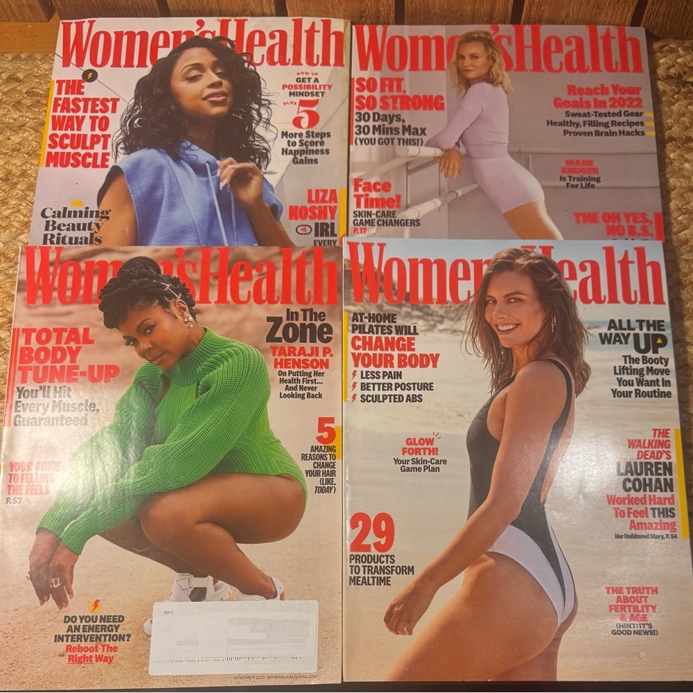 4 Women’s Health Magazine Back Issues